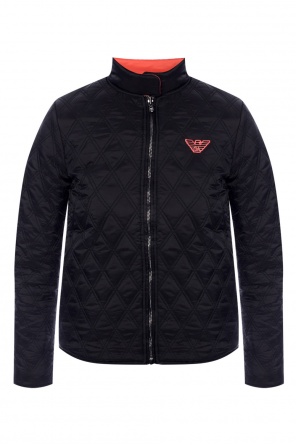 Quilted jacket with logo, zdjęcie 1 Quilted jacket with logo od Emporio Armani